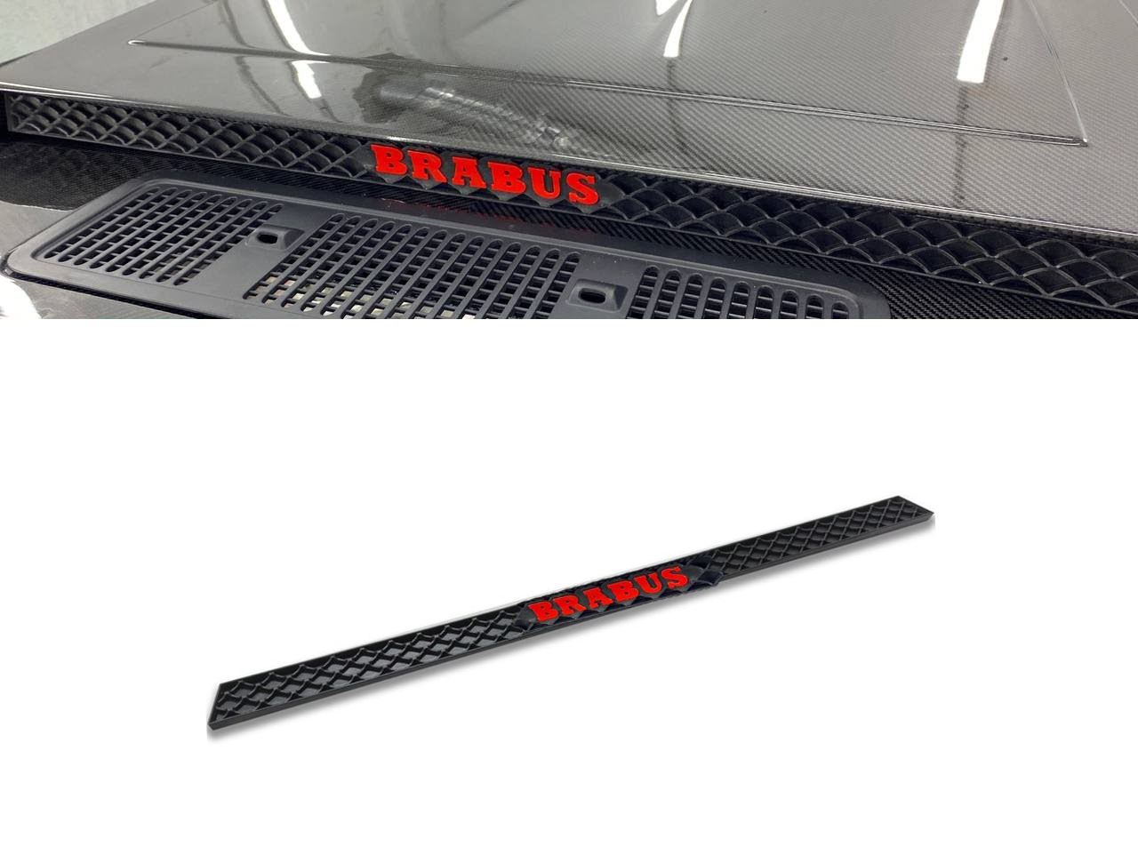 Plastic Brabus Red Hood Scoop Tail Mesh for Mercedes Benz G class W464 W463a G63 G500 G350